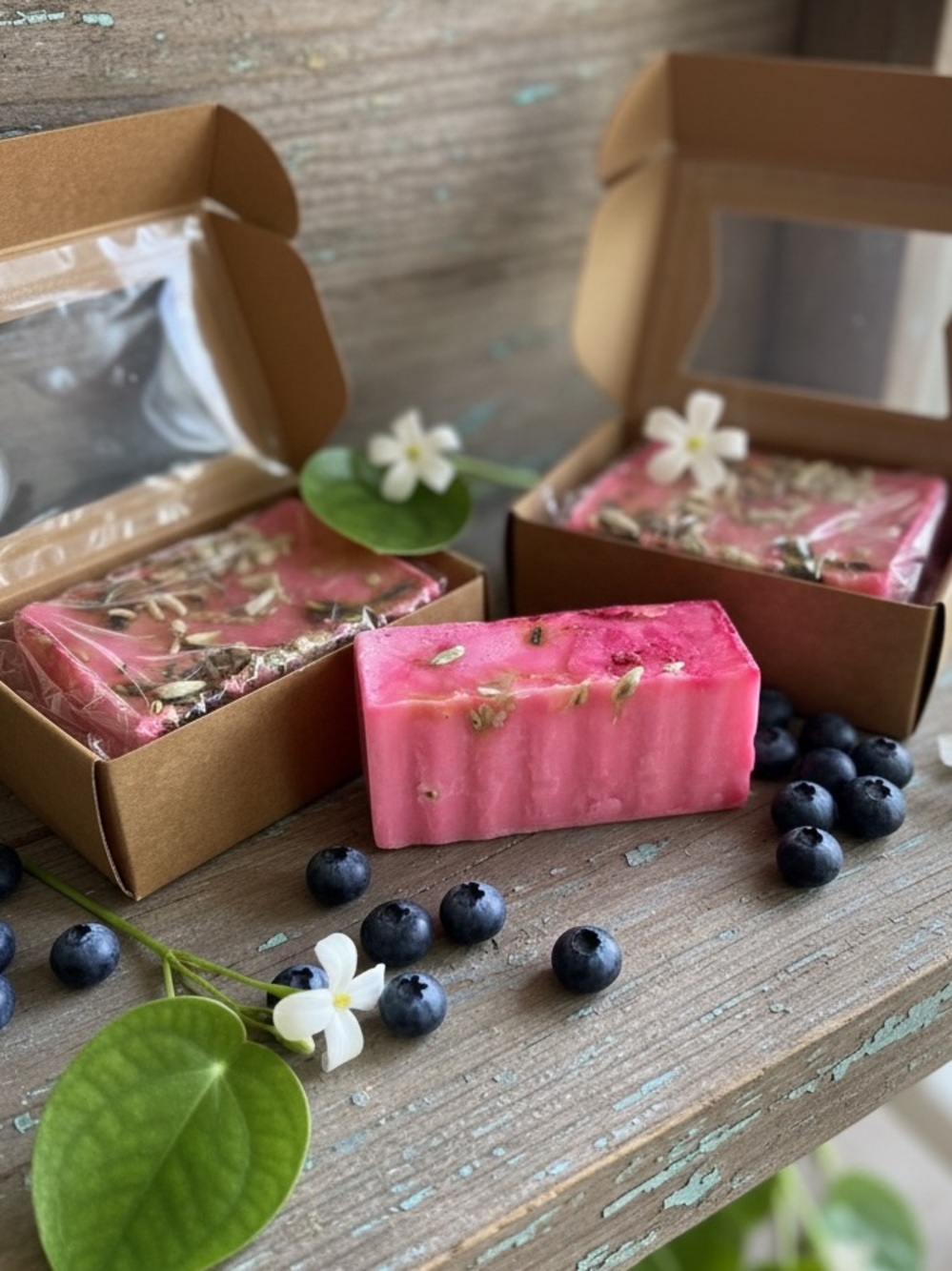Handmade Blueberry Strudel & Floral Soap Bar - Women Bath & Body
Shea - 5 oz
NWT
